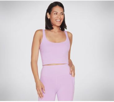 Skechers Performance Goflex Joy Longline Beha Nylon Dames Lichtpaarse Sportbh