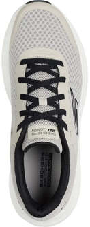 Skechers Performance Max Cushioning Endeavour Heren Taupe/Zwarte Sneakers Beige