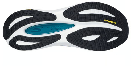 Skechers Performance Max Cushioning Propulsion Textiel Heren Sneakers In Leisteenkleur Blauw - EU 46 / UK 11