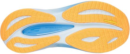 Skechers Performance Max Cushioning Propulsion Textiele Damessneakers Wit/Oranje - EU 40.5 / UK 7