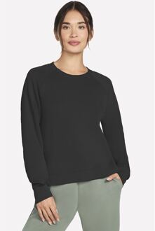 Skechers Performance Skechluxe Elevate Crewneck Dames Zwart Sweatshirt