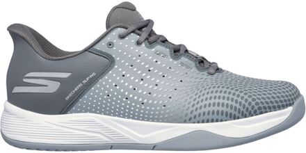 Skechers Performance Slip-ins Relaxed Fit Viper Court Reload Heren Sneakers Van Polyurethaan Grijs/antraciet - EU 44.5 / UK 10