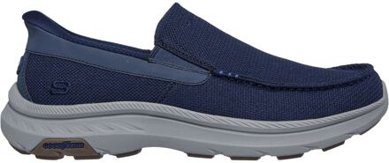 Skechers Pollard Wilfred Textiel Heren Navy Loafers