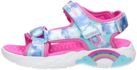 Skechers Rainbow Racer meisjes sandaal - Blauw multi - Maat 31