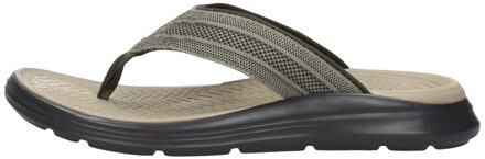 Skechers Relaxed Fit:Sargo-Point Vista Slipper Heren Groen