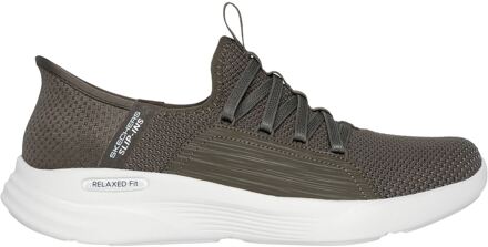 Skechers Relaxed Fit Sport - Ballet Chic Textile Dames Olijf Trainers - EU 38 / UK 5