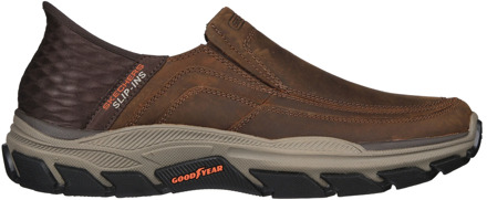 Skechers Respected-Elgin Instapper Heren Bruin/Cognac