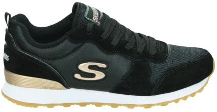 Skechers Retros-Og 85 Goldn Gurl Dames Sneakers - Zwart - Maat  41