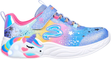 Skechers S Lights-Unicorn Dreams 302311L/BLMT Blauw-29 maat 29