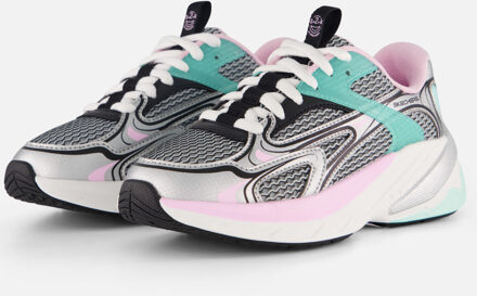 Skechers S2K Sneakers zilver Synthetisch - 28,29,30,31,32,33,34,35