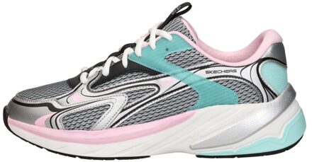 Skechers S2K Sneakers zilver Synthetisch - 36,37,38,39