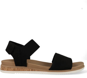 Skechers Sandalen BOBS Desert Kiss Low - Top Look 114710/BLK Zwart-40 maat 40