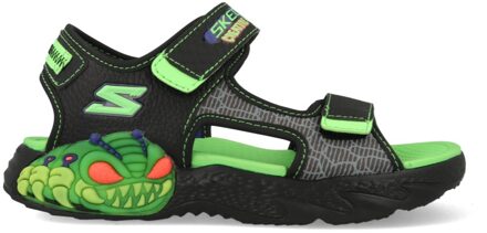 Skechers Sandalen Creature - Splash 400614L/BKLM Zwart / Groen maat