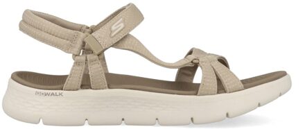 Skechers Sandalen Go Walk Flex Sandal Sublime 141451/TPE Beige maat