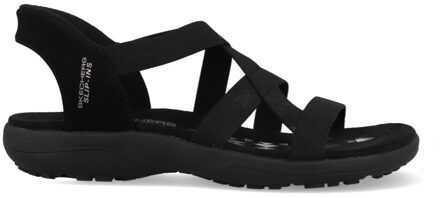 Skechers Sandalen Slip-ins: Reggae Slim - Stretch Flex 163460/BBK Zwart maat