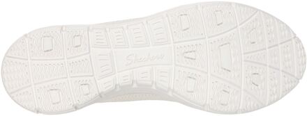 Skechers Seager Believe It Textiel Dames Off White Sneakers Wit - EU 39/ UK 6