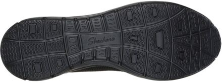 Skechers Seager Believe It Textiel Dames Zwarte Sneakers - EU 36 / UK 3