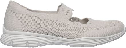 Skechers Seager Cute N' Coy Textiel Damestrainers Naturel