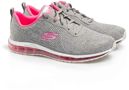 Skechers Skech-Air Element-Cinema Sneakers Dames - Grey Hot Pink - Maat  40