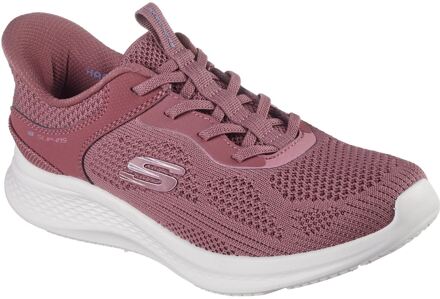 Skechers Skech-Lite Pro 2.0 Smooth Current Textiel Dames Donker Mauve Sneakers Paars