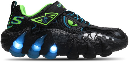 Skechers Skech-o-saurus Lights 2.0 Peuterschoenen - Zwart - Maat 32.5 - Plastic Black