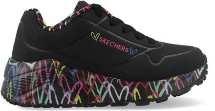 Skechers Skechers X Jgoldcrown: Uno Lite Zwart - 34