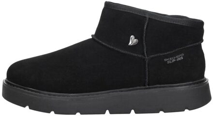 Skechers Slip-ins Keep Street - Cozy Mini Zwart - 36