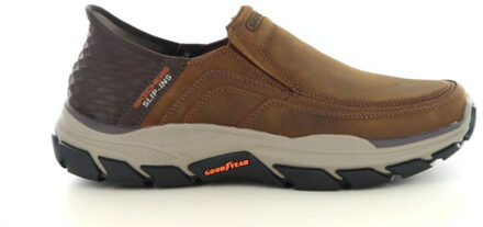 Skechers Slip-ins: Respected - Elgin Slip-ins Cognac - 46