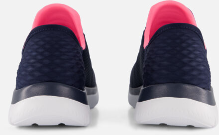 Skechers Slip-Ins Summits Wide Fit blauw Textiel - 36,37,38,39,40,41,42,43