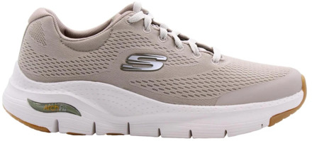 Skechers Stijlvolle Heren Sneaker Skechers , Beige , Heren - 42 Eu,41 Eu,46 Eu,47 1/2 Eu,48 1/2 EU