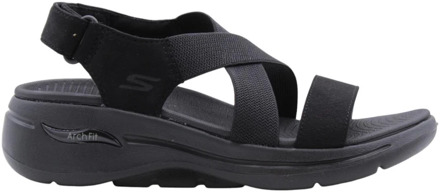 Skechers Stijlvolle Isha Sandaal voor Vrouwen Skechers , Black , Dames - 40 Eu,36 Eu,37 Eu,38 EU