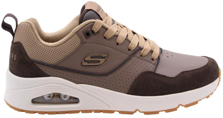 Skechers Stijlvolle Sneaker Collectie voor Mannen & Vrouwen Skechers , Brown , Heren - 47 1/2 Eu,41 Eu,45 Eu,43 Eu,42 Eu,40 EU