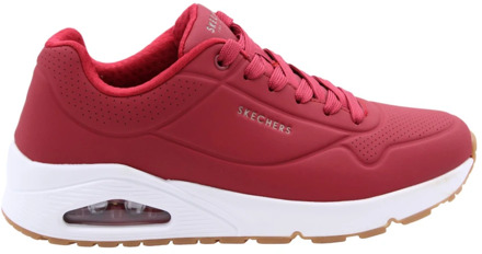 Skechers Street heren sneaker - Rood - Maat 44