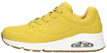 Skechers Street Uno dames sneaker - Geel - Maat 37