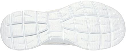 Skechers Summits Diamond Dream Textiel Dames Witte/Zilveren Sneakers - maat EU 36 / UK 3