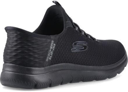 Skechers Summits - High Range Textiel Heren Zwarte Brede Sneakers - EU 46 / UK 11