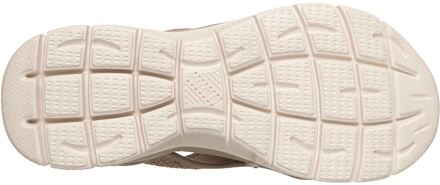 Skechers Summits Sweetly Evolved Textiel Dames Taupe Standaard Sandalen - EU 36 / UK 3
