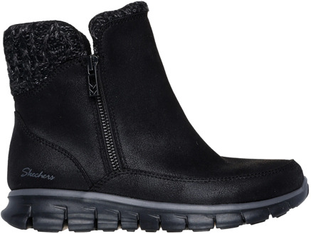 Skechers Synergy Zip Enkellaarsjes zwart - 41,40,39,38,37,36