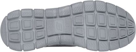 Skechers Track Leshur Heren Sneakers Van Polyester In Antraciet/oranje - maat Houtskool