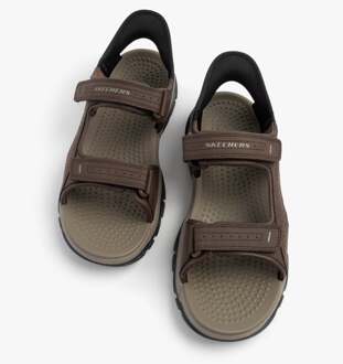 Skechers Tresmen - Reece Heren Sandalen Chocolade Bruin