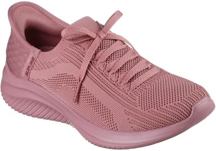 Skechers Ultra Flex 3.0 Pure Color Textiel Dames Mauve Sneakers - maat EU 37 / UK 4 Paars