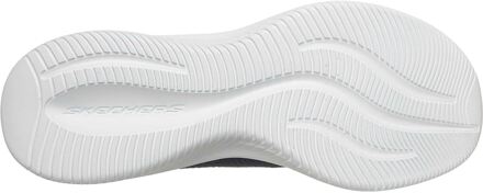 Skechers Ultra Flex 4.0 Textiel Dames Marineblauwe Standaard Sneakers Navy