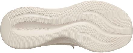 Skechers Ultra Flex 4.0 Textiel Dames Natuurlijke Standaard Sneakers - maat EU 36 / UK 3 Naturel