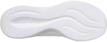 Skechers Ultra Flex 4.0 Textiel Dames Witte Standaard Sneakers - EU 39/ UK 6