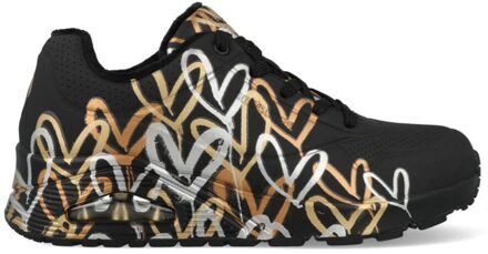 Skechers Uno 155523/BKGD Zwart maat