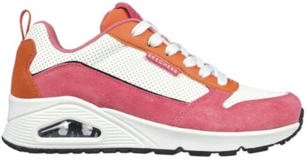 Skechers Uno 2 Much Fun 177105/PKOR Wit / Roze-38 maat 38