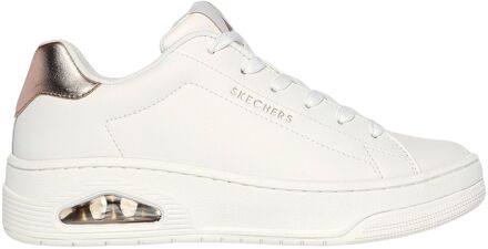 Skechers Uno Court - Courted Air Sneakers Dames wit - goud - 39
