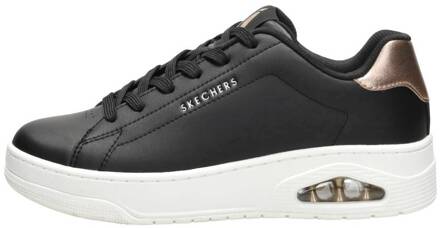 Skechers Uno Court - Courted Air Sneakers Dames zwart - goud - 37