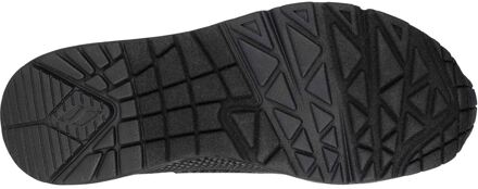 Skechers UNO - Glanzende Schubben Polyurethaan Dames Zwarte Standaard Sneakers - maat EU 42 / UK 8