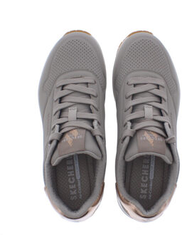Skechers Uno golden air dames sneaker | dames | maat: | imitatieleer Taupe - 38